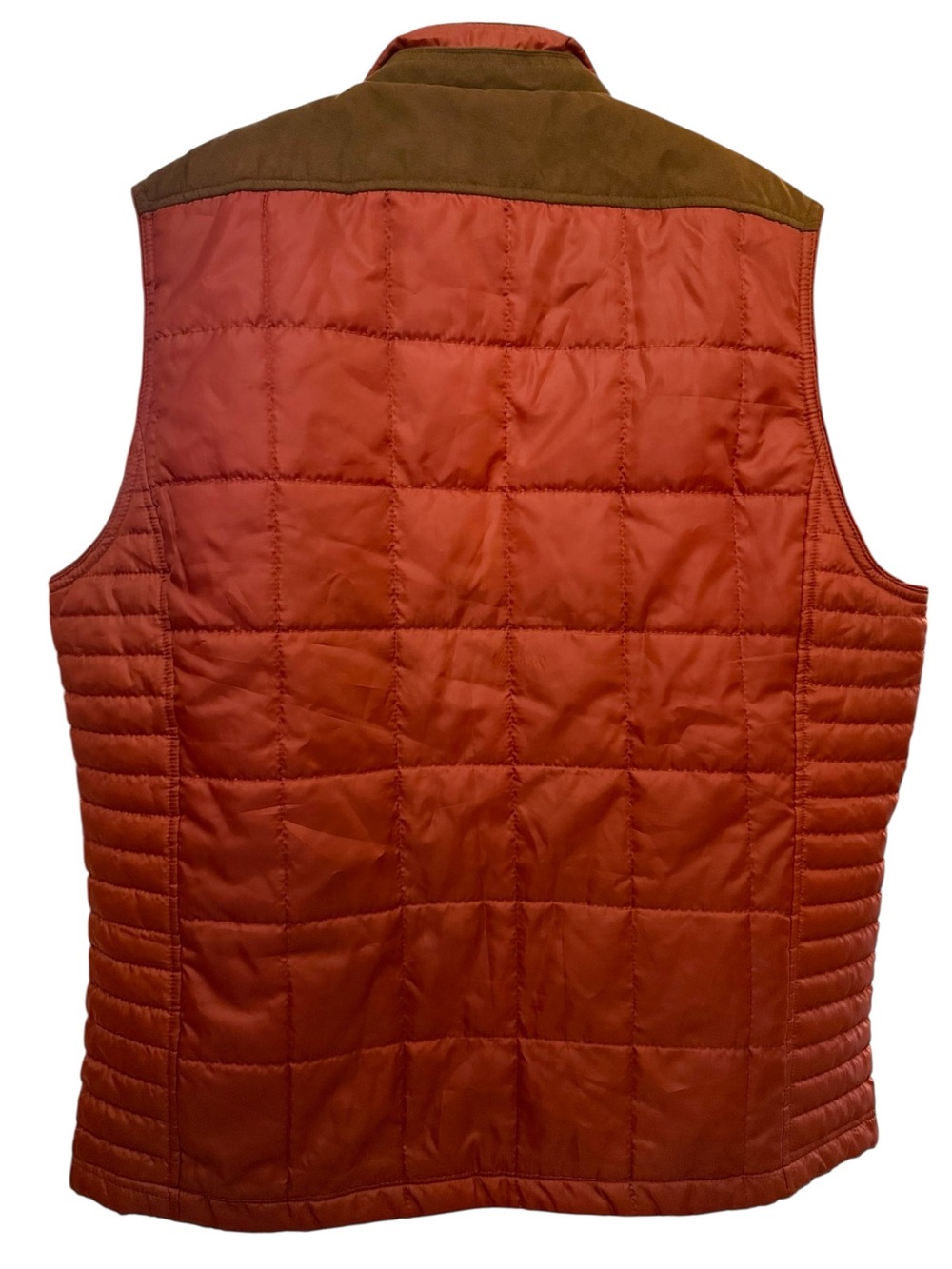 Alan Flusser Rust Quilted Puffer L Vest Paisley Lined Outdoor Heritage Americana - Picture 3 of 7